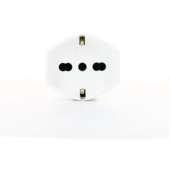 Casquillo Universal Axial Blanco 2P+T 16A Vimar 00225.B