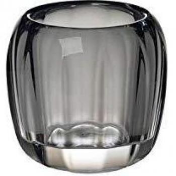 Villeroy & Boch Coloured DeLight Portavelas Cosy Grey, 7 cm, Cristal, Gris