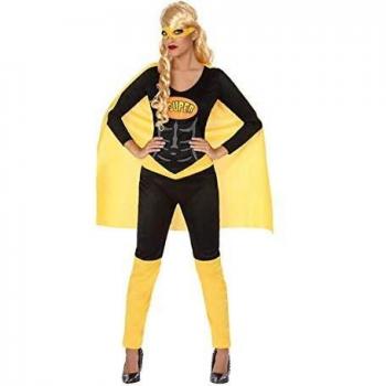 Atosa-54084 Disfraz Héroe Comic, Color Amarillo, XS-s