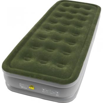 Outwell Excellent Single Inflatable Air Mattress - Dark Green and Gray, 200 x 80 x 30 cm