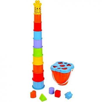 PlayGo Stacking Cup with Shape Sorter