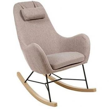 SCANDI CHIC Mecedora Marrón