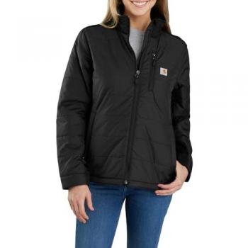 Carhartt Women's 105912 Rain Defender Relaxed Fit Lightweight Insulated Jacket - Black (XL)