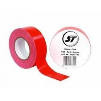Unbekannt 30005430 - Cinta de gofrado profesional, 50 mm x 50 m, color rojo