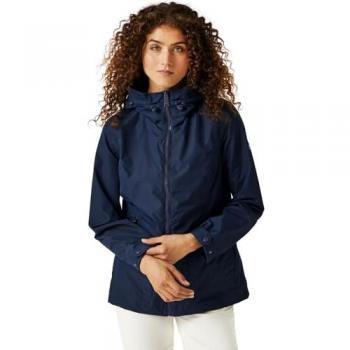 Regatta Women's Navassa Waterproof Breathable Rain Jacket - Navy, Size 18