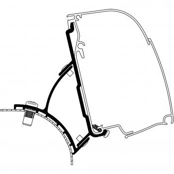 Adaptador Thule T 4200 para toldo VW T5/T6, color gris, talla única