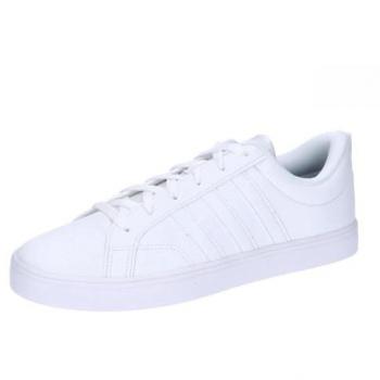 Adidas VS Pace 2.0 Classic Sneakers for Men - White, Rubber Sole, Lace-Up