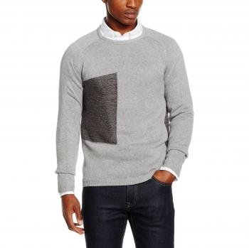 Only & Sons onsCHANDLER CREW NECK KNIT, suéter Hombre, Gris