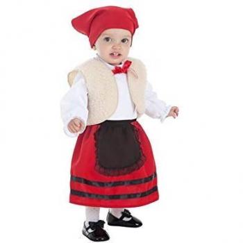 Creaciones Llopis Disfraz de Pastora con Chaleco para bebé
