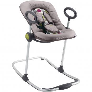 BÉABA Hamaca Bébé Up & Down I, Ajustable con una Simple Presión, 4 Alturas, 3 Inclinaciones, para Bebés y Niños, Reductor de Bebé, Ultracómoda, Balancín, Negro