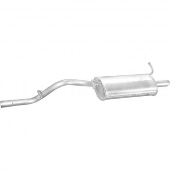 Silenciador trasero 4MAX 0219-01-08387 con características de diseño optimizado para reducción de ruido, fabricado en acero inoxidable de alta calidad, compatible con múltiples modelos de vehículos, fácil instalación y acabado resistente a la