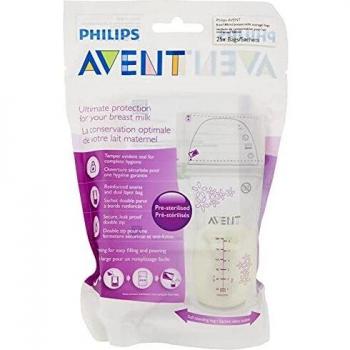 Philips Avent Breast Milk Storage Bags, 25 Count, 6oz/180ml