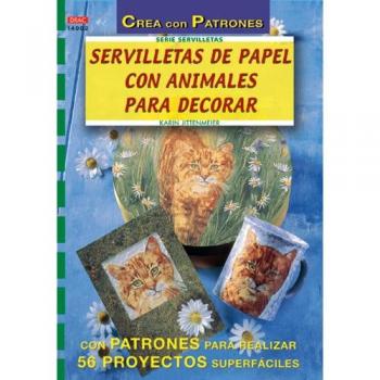 Serie Servilletas nº2. SERVILLETAS DE PAPEL CON ANIMALES PARA DECORAR