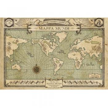 Fantástico bestias mapa Póster, 61 x 91,5 cm