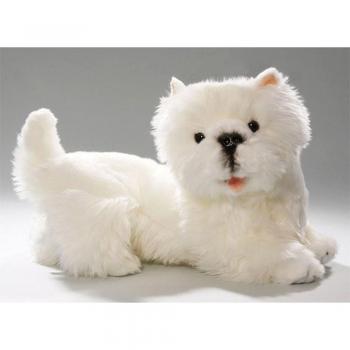 toizz 33.55082 35 cm Blanco bicolini tumbado peluche de Westies