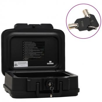 vidaXL Safe Box Black 38x32.5x16.5 cm