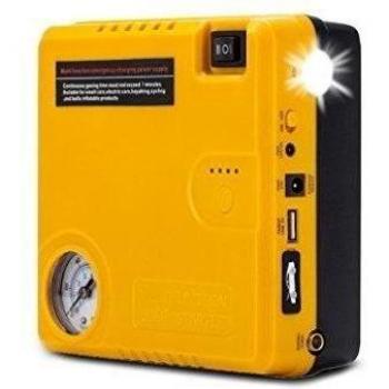 BAKTH Auto EPS Mini Multifuncional Portable 16800mAh Car Jump Starter con 400A pico de emergencia actual Banco de energía de arranque Cargador de batería externa con linterna LED Para coche de inicio de teléfono Tablet iPad Cámaras digitales Videocám