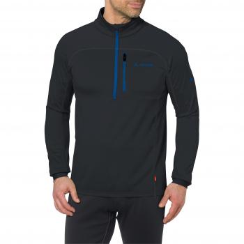 Vaude Me Boe Halfzip Forro polar, Hombre, Negro / Black / Blue, XXL