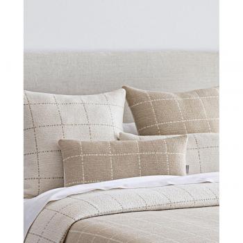 Cojín sin relleno Marne Naf Naf - Juego de 2 fundas de cuadrante, 90% algodón/10% poliéster, color beige, medidas 30x50 cm