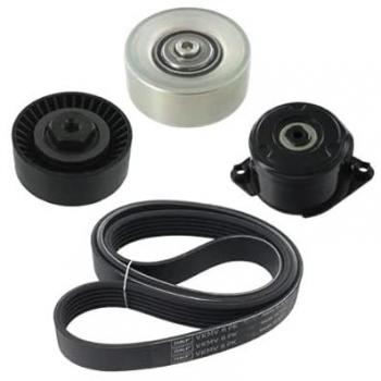SKF Juego de correas auxiliares poli V VKMA 38308 para BMW: Série 3, Série 5, X5, X3, Série 7, Série 6