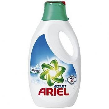 ARIEL Actilift alpes detergente máquina líquido botella 27 lv