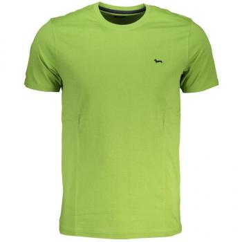 Harmont & Blaine Green Cotton Embroidered Logo T-Shirt - XL