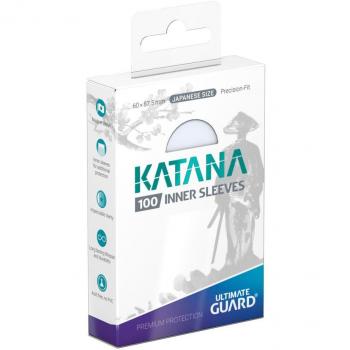Fundas Ultimate Guard Katana Inner Sleeves Japanese Size Transparente (Paquete de 100)