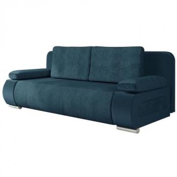 Sofá-cama Comfivo 144 con Caja de Ropa de Cama, Azul, 200 x 77 x 92 cm