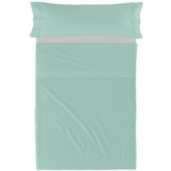 Juego de Sábanas HappyFriday BASIC KIDS Menta 100% Algodón Cama de 105, 180 x 270 cm, 2 Piezas