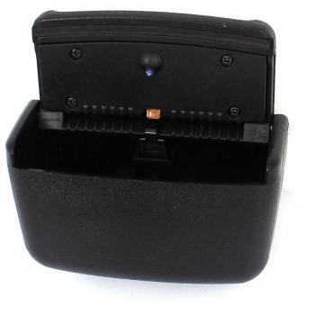 Cenicero - TOOGOO(R)Cenicero LED de forma de rectangulo de plastico negro de coche forma de rectangulo azul
