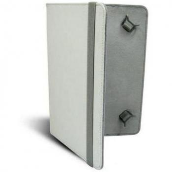 FUNDA DE TABLET 7 TIPO LIBRO ADAPTABLE A TODAS LAS TABLETS DE 7 COLOR BLANCO LEFT07W