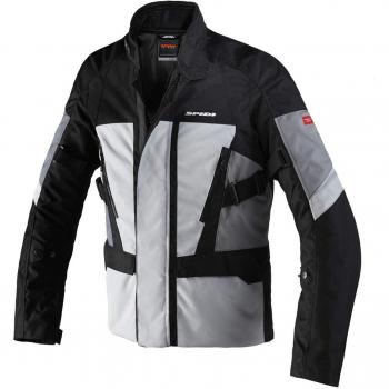 D192-053 XXL - Spidi Traveler 2 H2OUT Motorcycle Jacket XXL Black Grey
