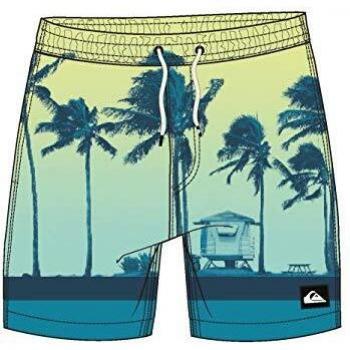 Quiksilver Bañador para hombre, color azul, talla M