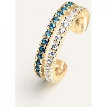 Ear Candy - Pendiente Earcuff Ophelia en Plata de Ley 925 con Baño de Oro Amarillo 18k