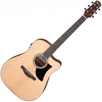 Ibanez AAD50CE-LG Electro-Acoustic Guitar - Low Gloss Cutaway Folk Style