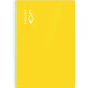 Cuaderno Espiral Cuarto 50 hojas 70 gramos Montessori pauta 5 Tapa Dura