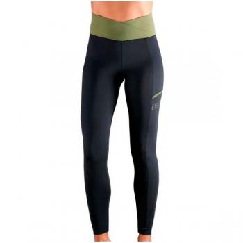 Mallas Endless Cross Pocket Negro Army Mujer - Mallas de deporte, color negro army, diseño con bolsillo cruzado, para mujer