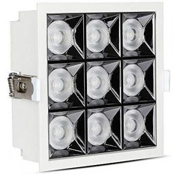 Downlight LED Cuadrado 36W Chip Samsung 2700K UGR90