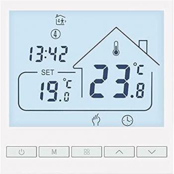Termostato de calefacción beok termostato de habitación programable termostato de Pared Digital para calefacción por Suelo Radiante eléctrica 16A TOL47EP