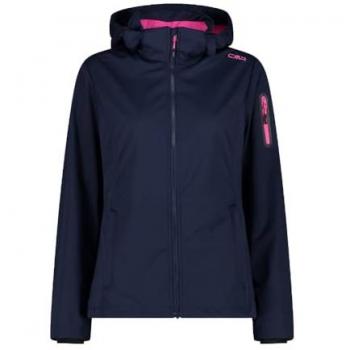CMP Women's Light Softshell Jacket Night Blue/Fuchsia - XS