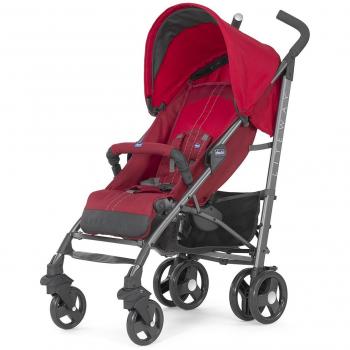 Chicco Lite Way2 - Silla de paseo ligera y compacta, 7,5 kg, color rojo
