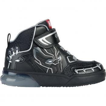 Zapatillas Altas para Niños Geox Grayjay Black/Silver EU 33