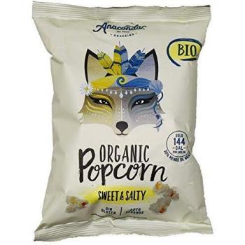 Anaconda Foods SL Palomitas de Maíz BIO 30 g, 1 paquete de 12