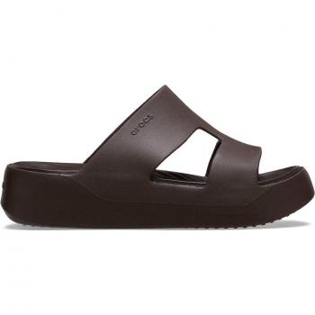 Sandalias Crocs Getaway Platform Marrón