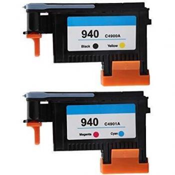 Cabezales de impresión para HP 940 C4900A C4901A para la Serie 8000 8500, Cabezal de impresión Impresión Suave Sin Atascos de Papel Cabezales de impresión de inyección de Tinta