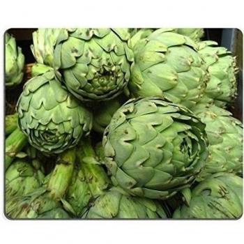 Liili Mouse Pad Artichokes Vegetable Nature Natural Rubber Material Image 1420596 by Liili