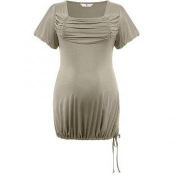 Bellybutton - Camisa premamá de manga corta para mujer, talla 44, color Arena