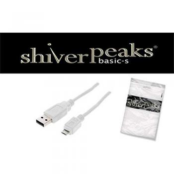 Cable USB 2.0 A a Micro B macho, 5 metros, color blanco - Shiverpeaks BASIC-S
