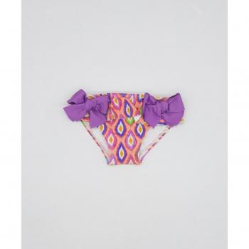 Culetín de bebé niña con lazos y estampado geométrico