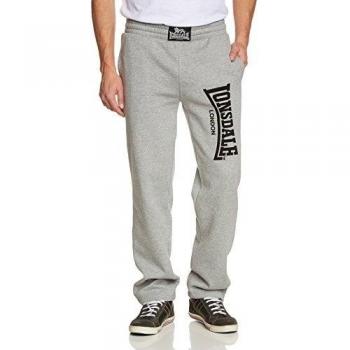 Lonsdale Jogginghose Nottingham - Pantalones Deportivos Hombre, color gris, talla XS